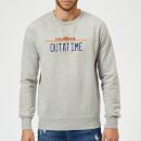 Back to the Future Outatime Plate Trui - Grijs