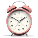 Newgate Charlie Bell Echo Silent Alarm Clock - Pink