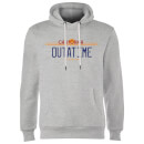 Back to the Future Outatime Plate Hoodie - Grijs