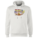 Back to the Future Lasso Hoodie - Wit