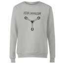 Back to the Future Powered By Flux Capacitor Dames Trui - Grijs