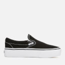 Vans Women's Classic Platform Slip-On Trainers - Black