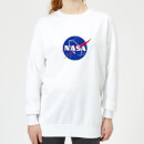 NASA Logo Insignia Women's Sweatshirt - White