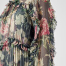 Zimmermann Women's Iris Ruffle Resort Dress - Charcoal Floral