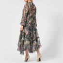 Zimmermann Women's Iris Ruffle Resort Dress - Charcoal Floral