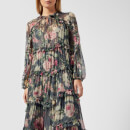 Zimmermann Women's Iris Ruffle Resort Dress - Charcoal Floral