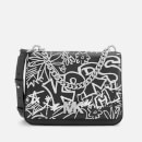 MICHAEL MICHAEL KORS Women's Graffiti Calia Leather Cross Body Bag - Black