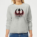 Sweat Femme Emblème Explosé - Star Wars - Gris