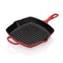 Le Creuset Signature Cast Iron Square Grillit - 26cm - Cerise