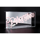 Acrylic Box Neon Prosecco - Pink