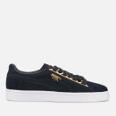 Puma Women's Suede Jewel Metallic Trainers - Puma Black