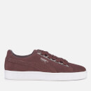 Puma Women's Suede Jewel Metallic Trainers - Peppercorn