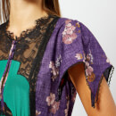 Coach 1941 Women's Lace Embroidered Dress - Emerald Green