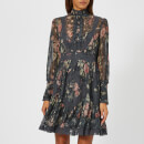 Zimmermann Women's Unbridled Tucked Dress - Ash Garden Floral