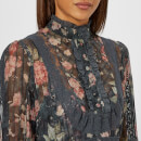 Zimmermann Women's Unbridled Tucked Dress - Ash Garden Floral