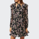 Zimmermann Women's Fleeting Flounce Mini Dress - Black Wisteria Floral