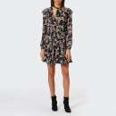 Zimmermann Women's Fleeting Flounce Mini Dress - Black Wisteria Floral