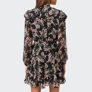 Zimmermann Women's Fleeting Flounce Mini Dress - Black Wisteria Floral