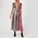 Marc Jacobs Women's Photographic Stripe Midi Dress - Purple/Multi
