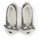 Joules Women's Ballet Pup Slippers - Light Grey