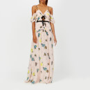 Self-Portrait Women's Graphic Floral Print Maxi Dress - Pink