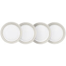 Denby Natural Canvas 4 Piece Dinner Plate Set