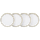 Denby Natural Canvas 4 Piece Medium Plate Set