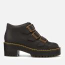 Dr. Martens Women's Coppola Leather Buckle Heeled Boots - Black
