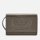 Emporio Armani Women's Frida Small Eagle Cross Body Bag - Gun Metal