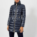 Herno Women's Maria Iconic Long Quilted Fitted Coat - Cosmo
