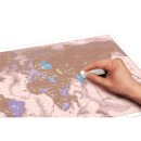 Travel Rose Gold Scratch Map