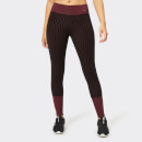 Puma Women's Ambition Mesh Tights - Fig-Puma Black