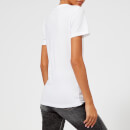 Calvin Klein Jeans Women's Institutional Satin Box Logo T-Shirt - Bright White