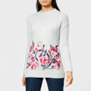 Joules Women's Penny Embroidered Jumper - Grey Marl
