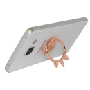 Polished Metal Mobile Phone Ring - Unicorn