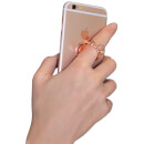 Polished Metal Mobile Phone Ring - Unicorn