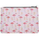 Fenella Smith Flamingo and Pineapple PU Clutch Bag