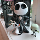 Figurines Funko 10 Pouces Super Deluxe Mr Jack et Zéro - L'Etrange Noël De Mr Jack