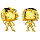 Marvel MS 10 Black Widow Gold Chrome Pop! Vinyl Figure