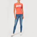 Superdry Women's Vintage Logo Duo Entry T-Shirt - Flamingo Coral