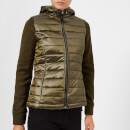 Superdry Women's SD Storm Hybrid Zip Hood Jacket - Khaki/Khaki Grit