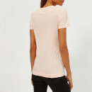 Guess Women's Short Sleeve Crew Neck Embellishment T-Shirt - Bad Baby Pink