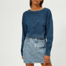 Guess Women's Indigo Fleece - Indigo Blue