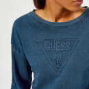 Guess Women's Indigo Fleece - Indigo Blue
