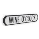 Shh Interiors Wine O'Clock Vintage Street Sign