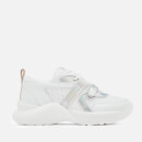 Kurt Geiger London Women's Lex Leather Chunky Runner Style Trainers - White