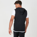 Tru-Fit mikina bez rukávu - XS - Černá