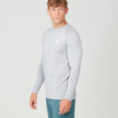 Myprotein Performance Long Sleeve T-Shirt - Grey Marl - XS - Silver Marl