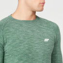 Performance Langarm T-Shirt - Grüner Kalk - XS - Dark Green Marl