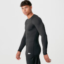 Charge Compression Long Sleeve Top - Black - S